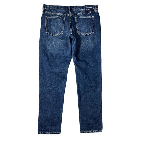 Gap Women's Dark Indigo Sexy Boyfriend Jeans  Size 28L  NWT  Boho Comfort Jeans - Picture 3 of 16